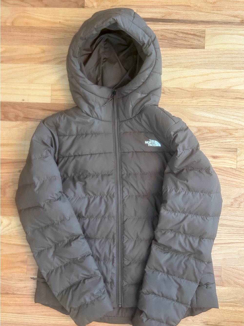 The North Face Women’s ' Hooded Puffer Jacket in Brown